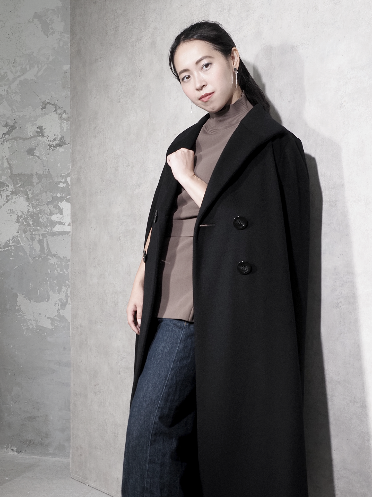 Sleeveless Double Coat